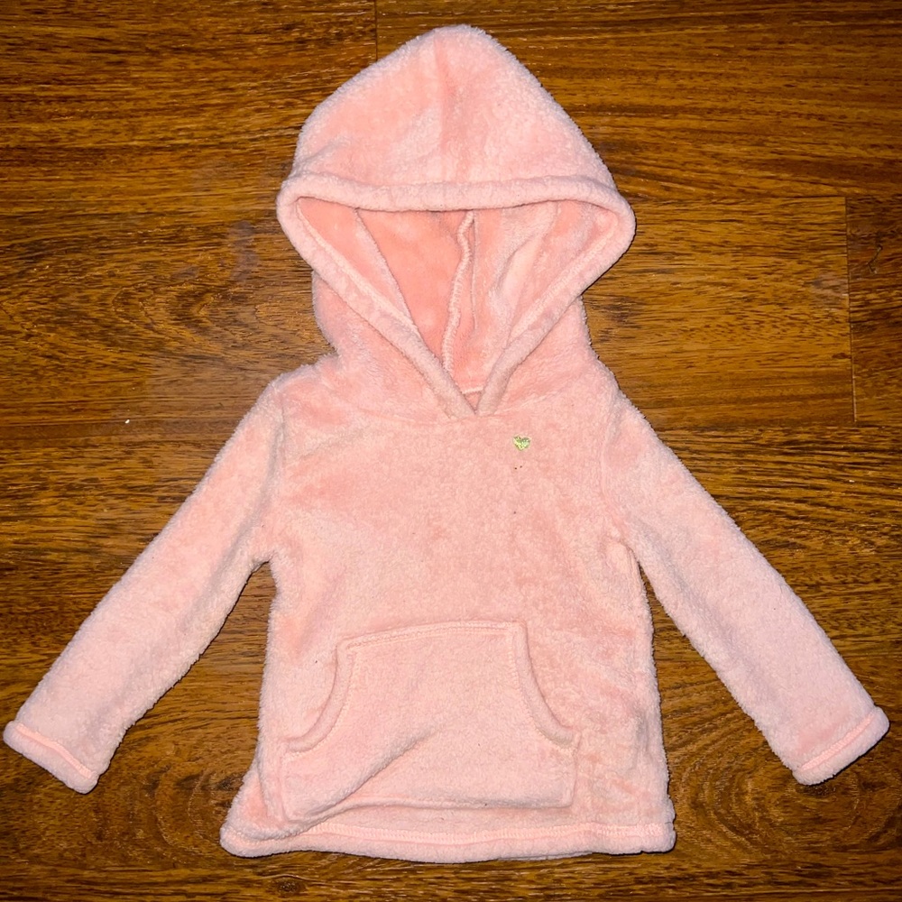 Carter’s Pink Furry Hoodie Size 18 months